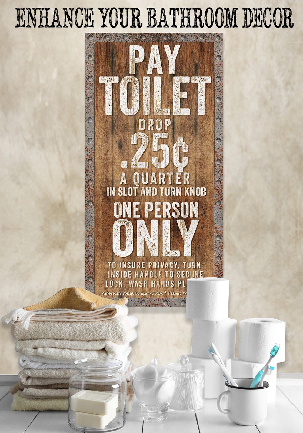 Pay Toilet - Canvas