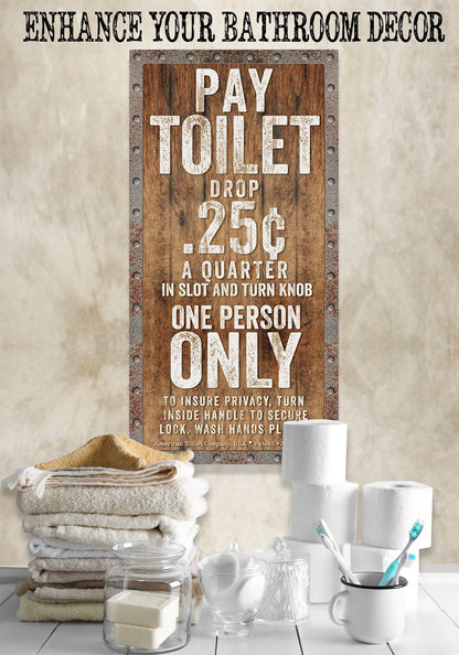 Pay Toilet - Canvas
