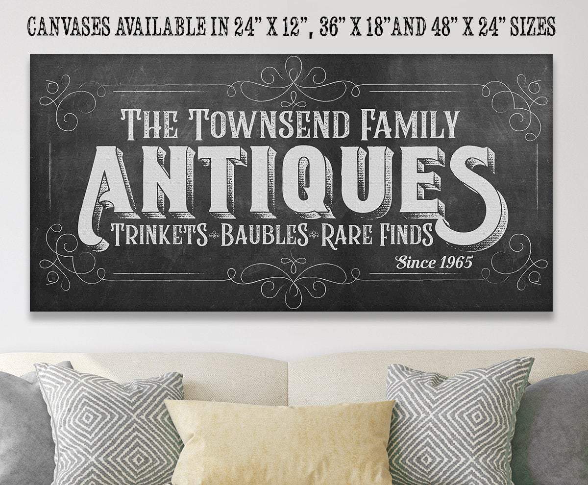 Personalized - Antiques - Canvas