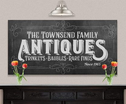 Personalized - Antiques - Canvas