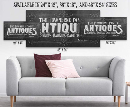 Personalized - Antiques - Canvas