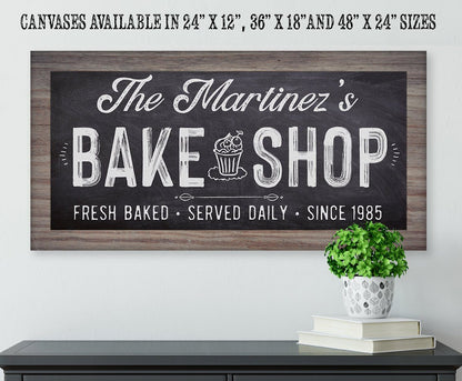 Personalized - Bake Shop - Canvas