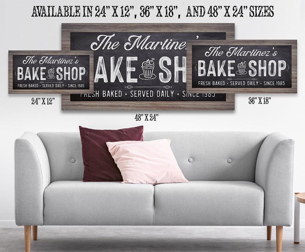 Personalized - Bake Shop - Canvas