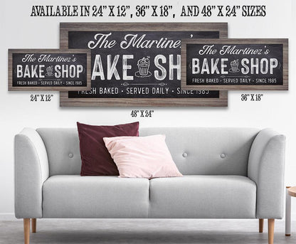 Personalized - Bake Shop - Canvas