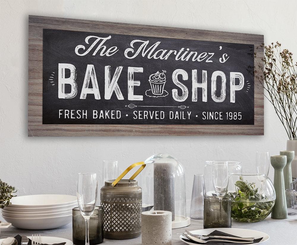 Personalized - Bake Shop - Canvas