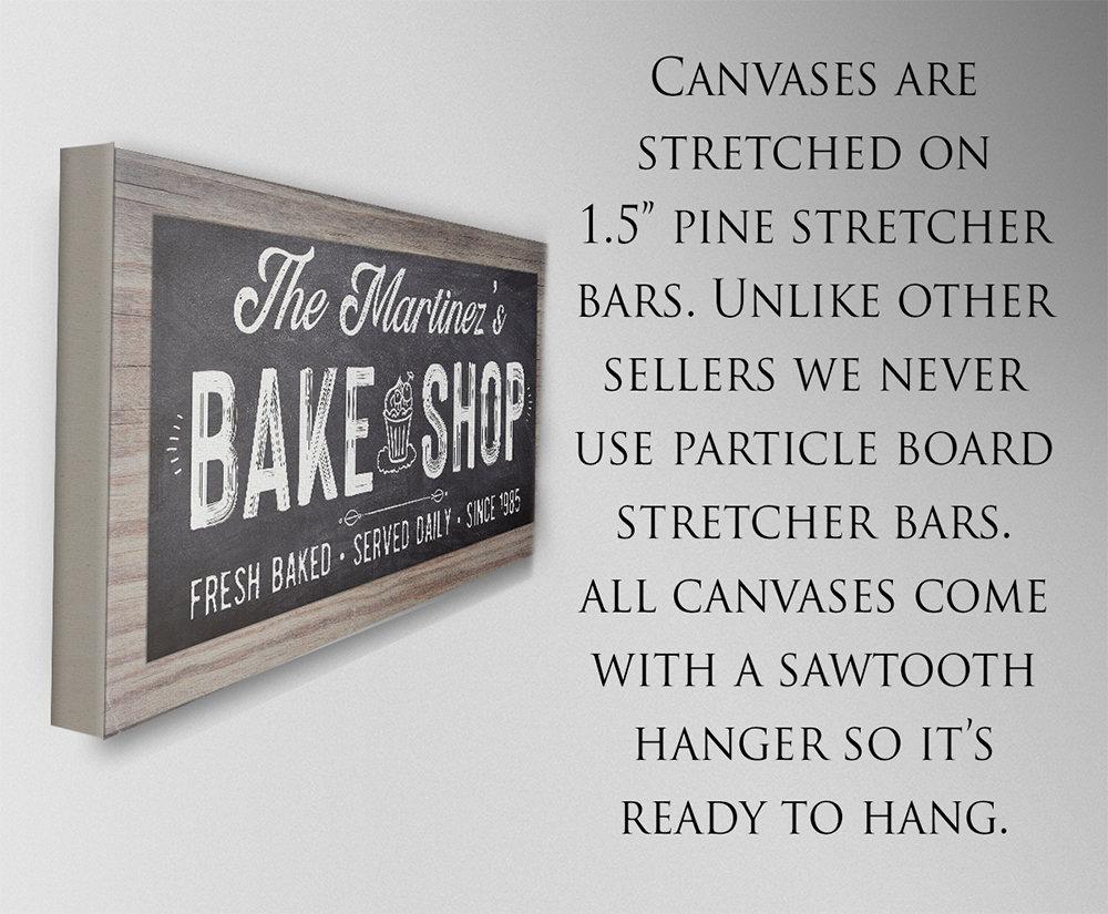 Personalized - Bake Shop - Canvas