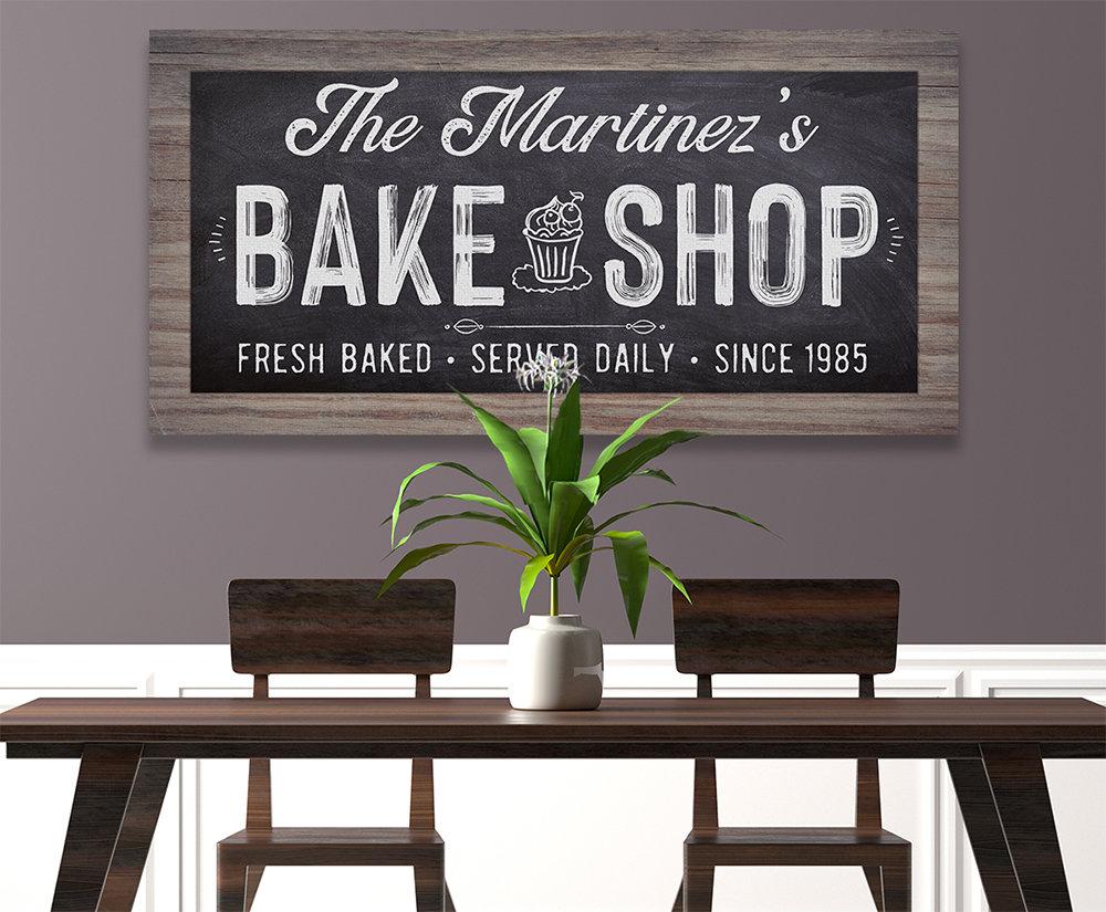 Personalized - Bake Shop - Canvas