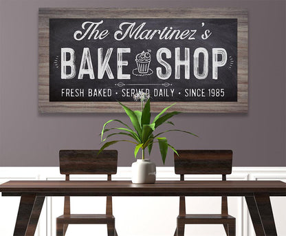 Personalized - Bake Shop - Canvas