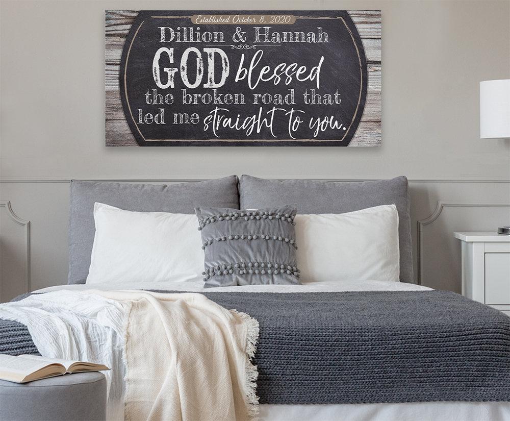 Personalized - Broken Road - Canvas