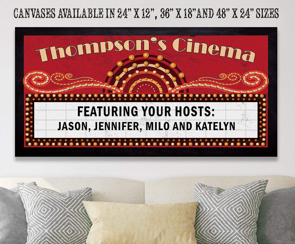 Personalized - Cinema - Canvas