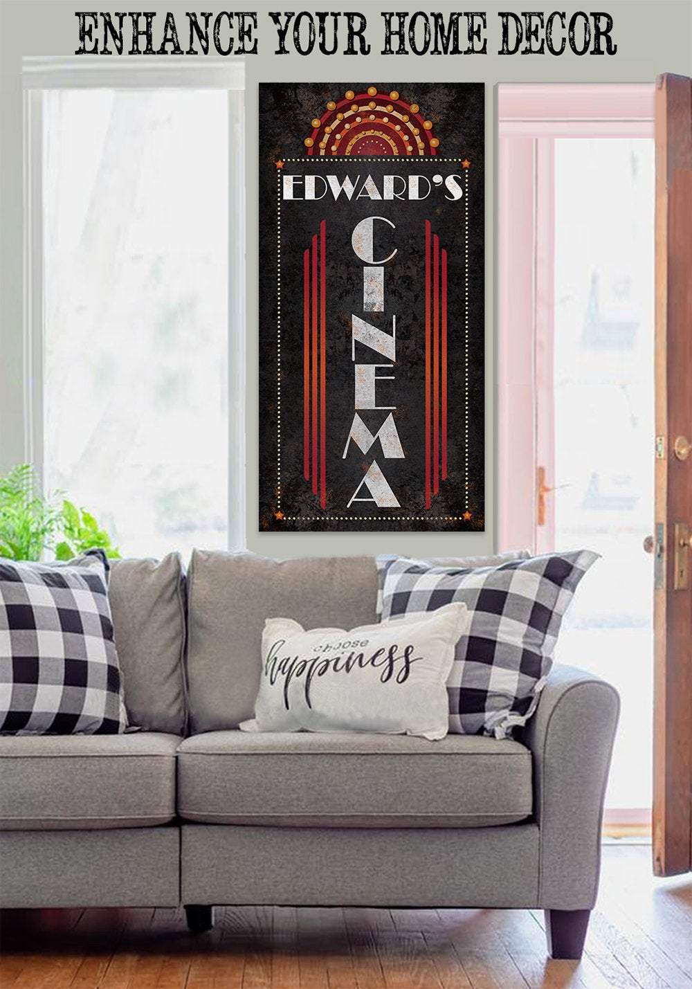 Personalized - Cinema Vertical - Canvas