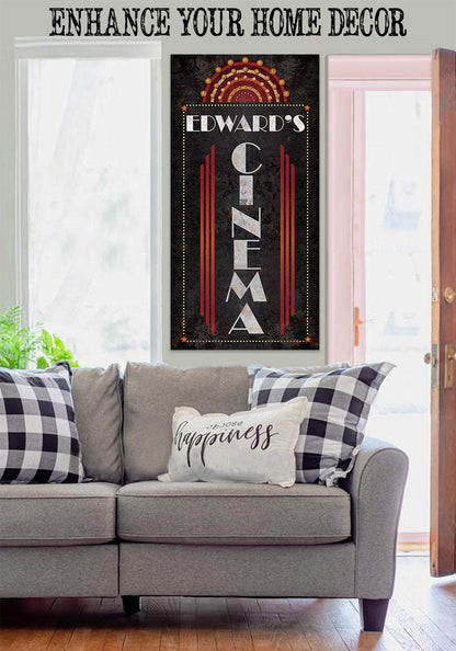 Personalized - Cinema Vertical - Canvas