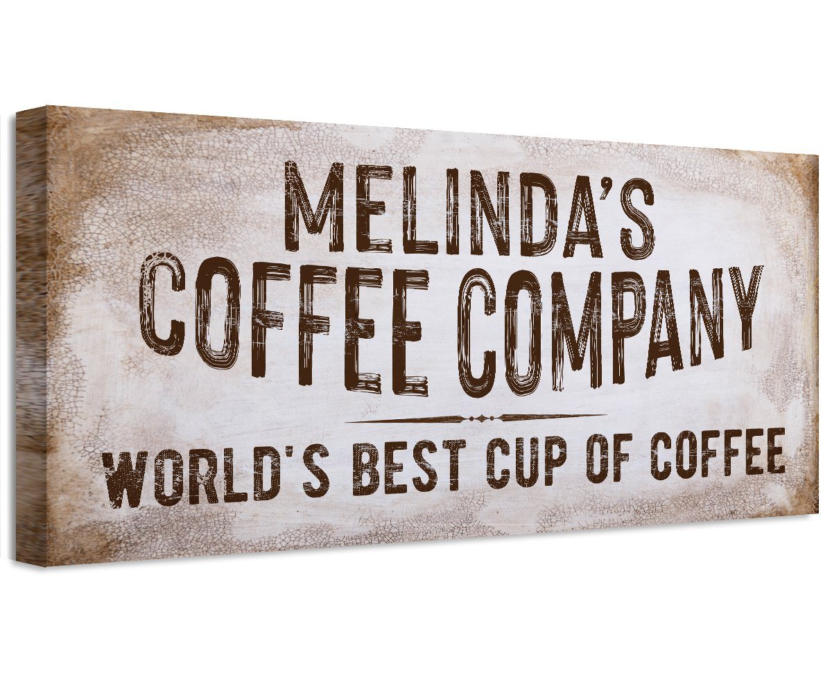 Personalized - Coffee Co - Canvas
