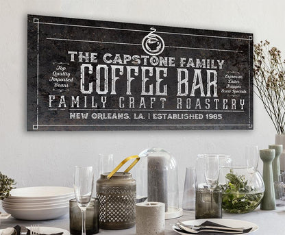 Personalized - Coffee Roasters - Canvas