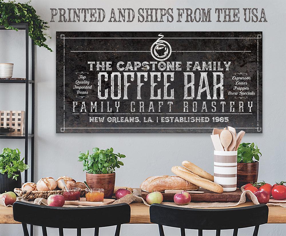 Personalized - Coffee Roasters - Canvas