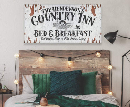Personalized - Country Inn B&B - Canvas