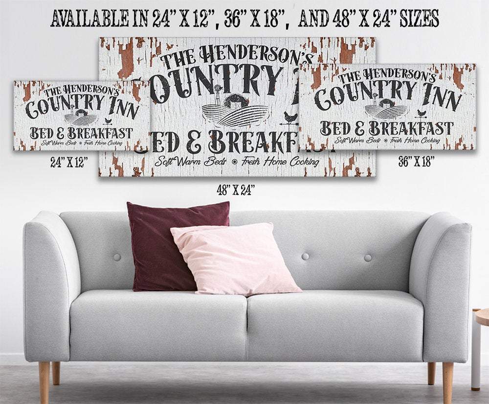 Personalized - Country Inn B&B - Canvas