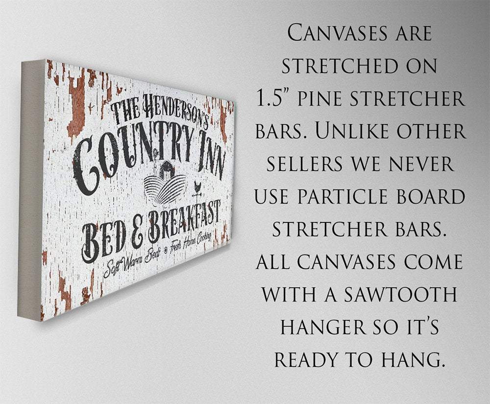 Personalized - Country Inn B&B - Canvas