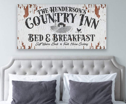 Personalized - Country Inn B&B - Canvas
