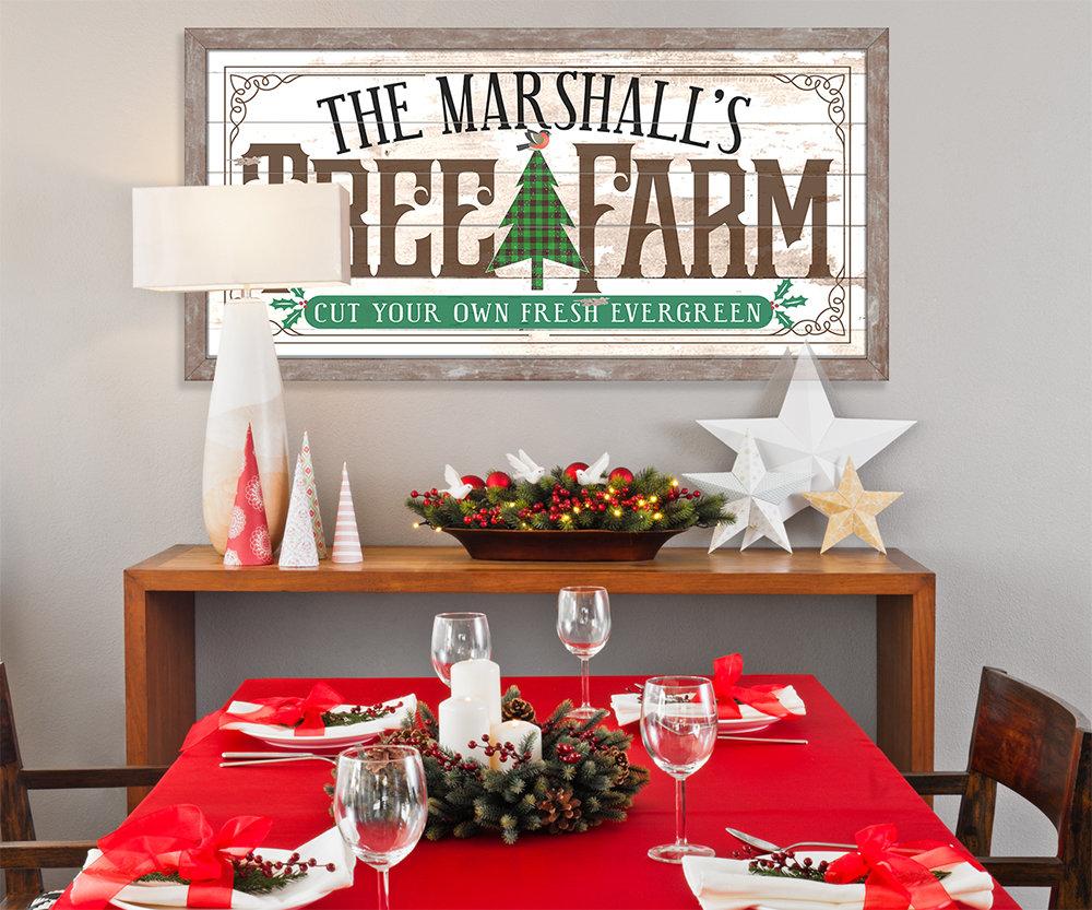 Personalized - Family Tree Farm - Canvas