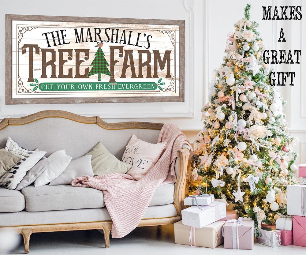 Personalized - Family Tree Farm - Canvas