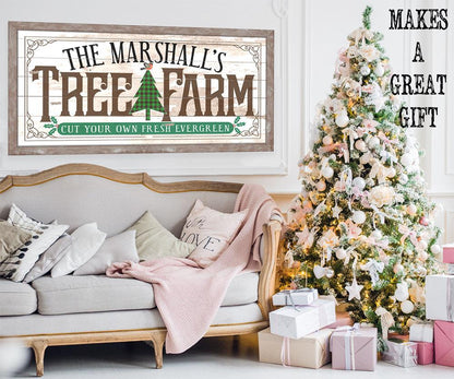Personalized - Family Tree Farm - Canvas