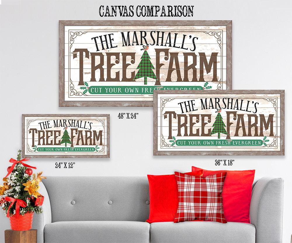 Personalized - Family Tree Farm - Canvas