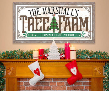 Personalized - Family Tree Farm - Canvas
