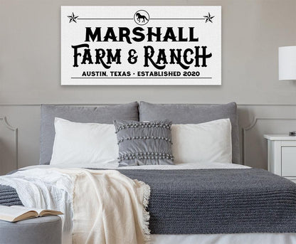 Personalized - Farm & Ranch - Canvas
