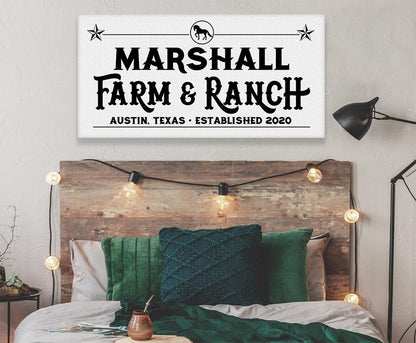Personalized - Farm & Ranch - Canvas