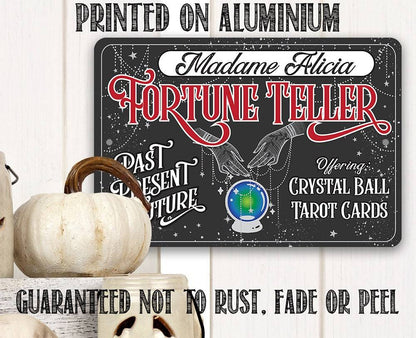 Personalized - Fortune Teller - Metal Sign