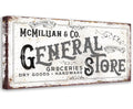 Personalized - General Store - Canvas
