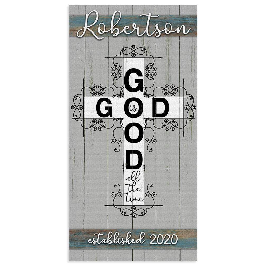 Personalized - God Is Good - Canvas