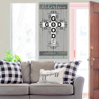 Personalized - God Is Good - Canvas