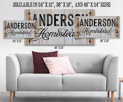 Personalized - Homestead - Canvas