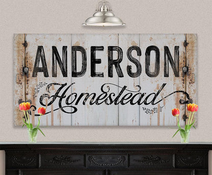 Personalized - Homestead - Canvas