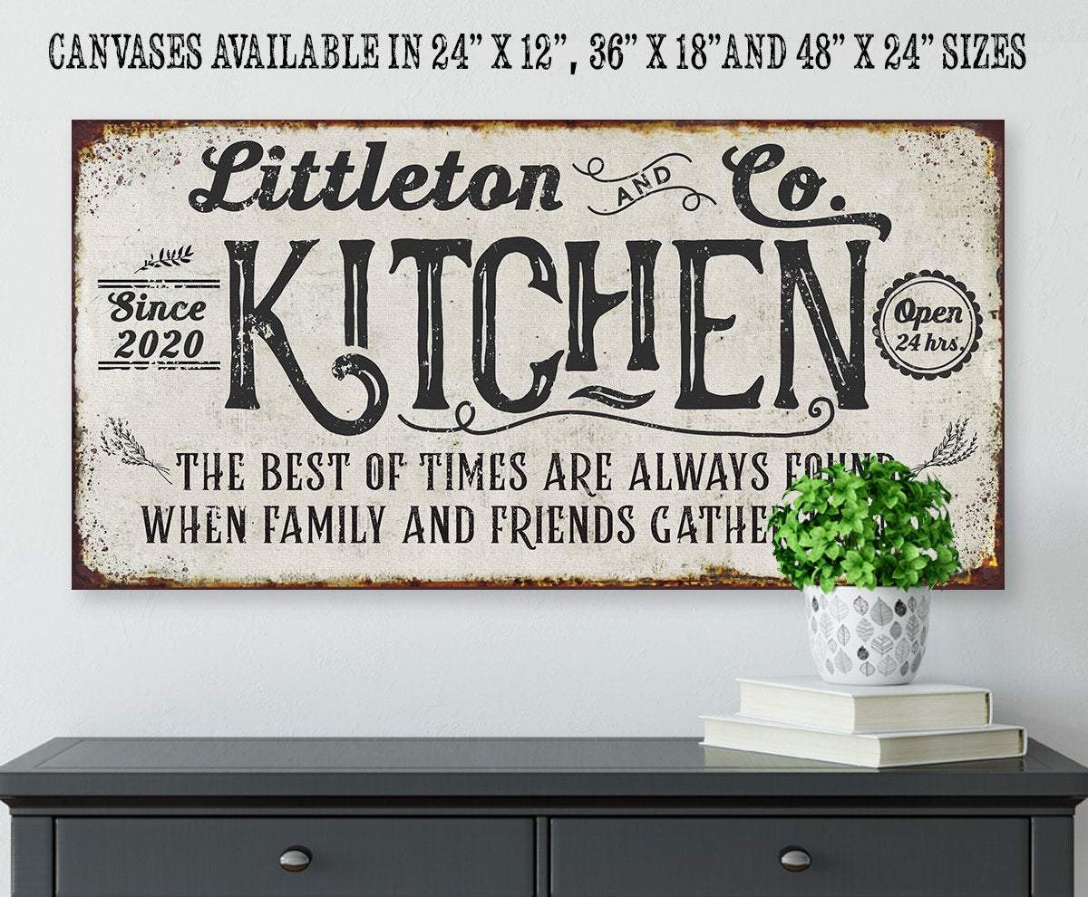 Personalized - Kitchen Best of Times - Canvas