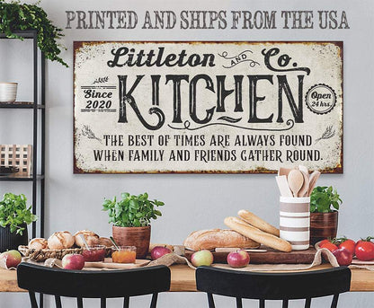 Personalized - Kitchen Best of Times - Canvas