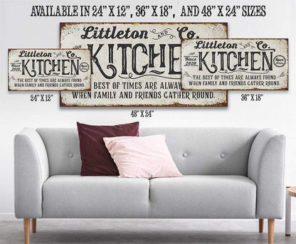 Personalized - Kitchen Best of Times - Canvas