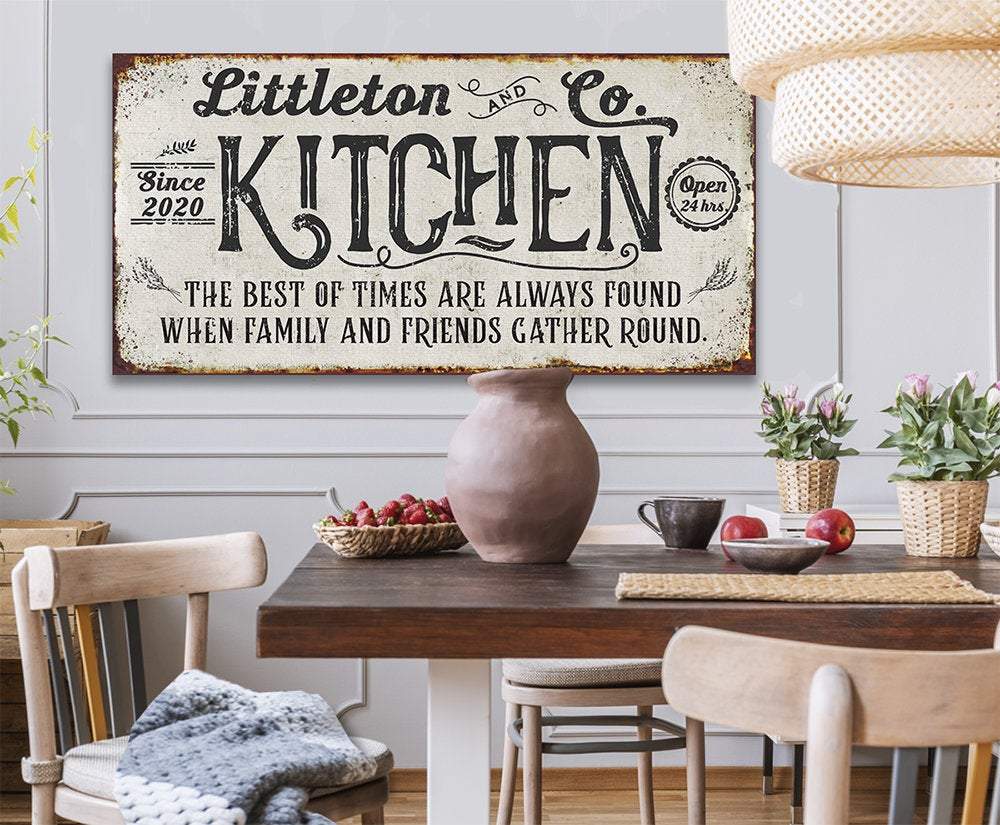 Personalized - Kitchen Best of Times - Canvas