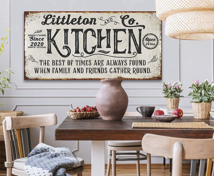 Personalized - Kitchen Best of Times - Canvas