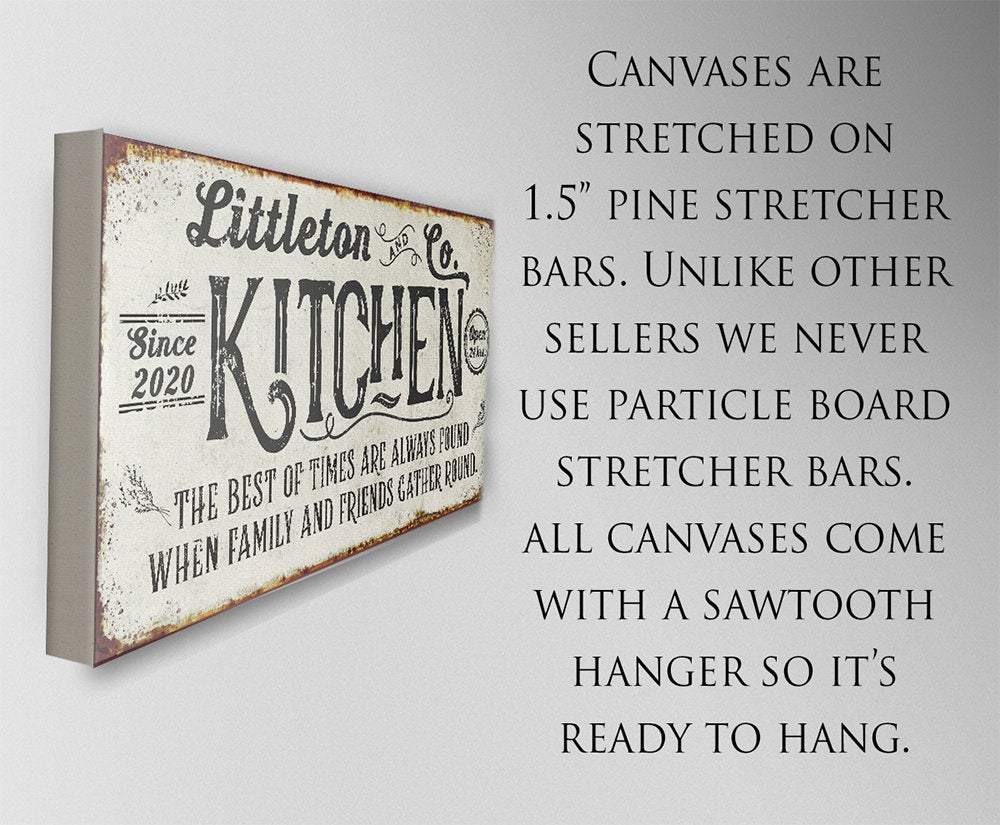 Personalized - Kitchen Best of Times - Canvas