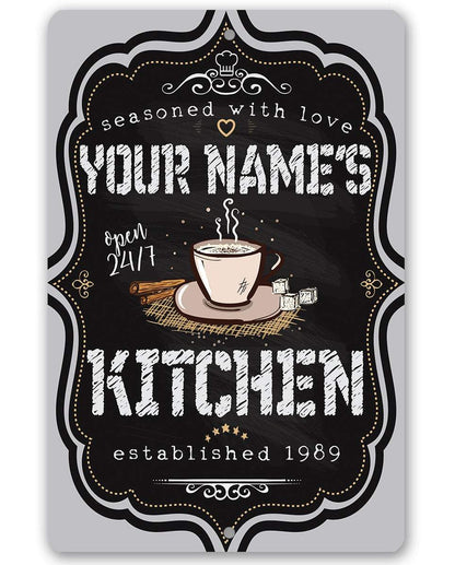 Personalized - Kitchen Sign - Metal Sign