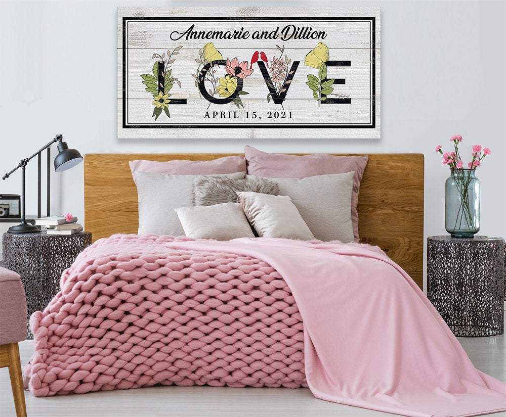 Personalized - Love Botanicals - Canvas