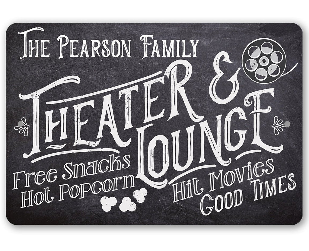 Personalized - Theater and Lounge - Metal Sign