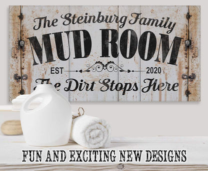Personalized - Mud Room - Canvas