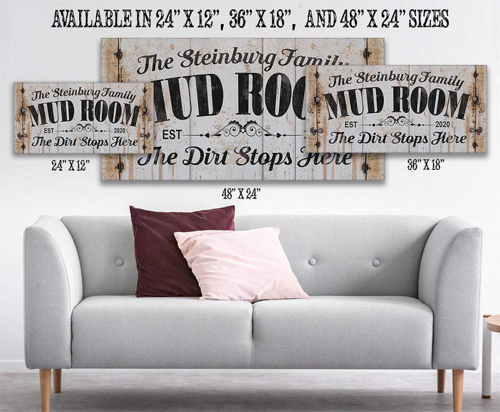 Personalized - Mud Room - Canvas