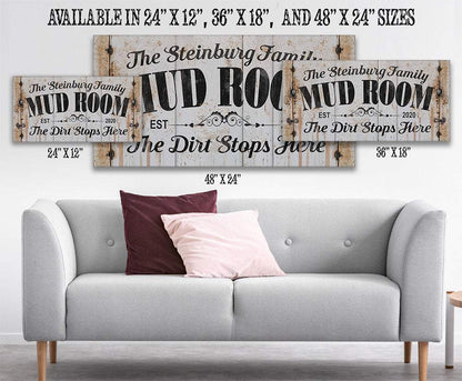 Personalized - Mud Room - Canvas