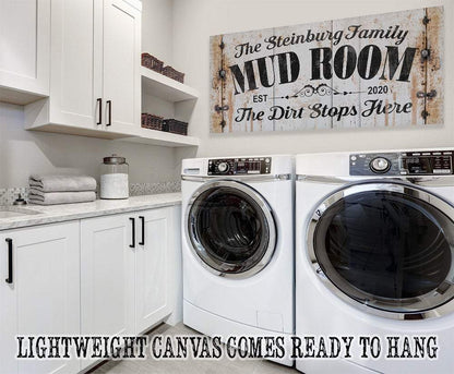 Personalized - Mud Room - Canvas