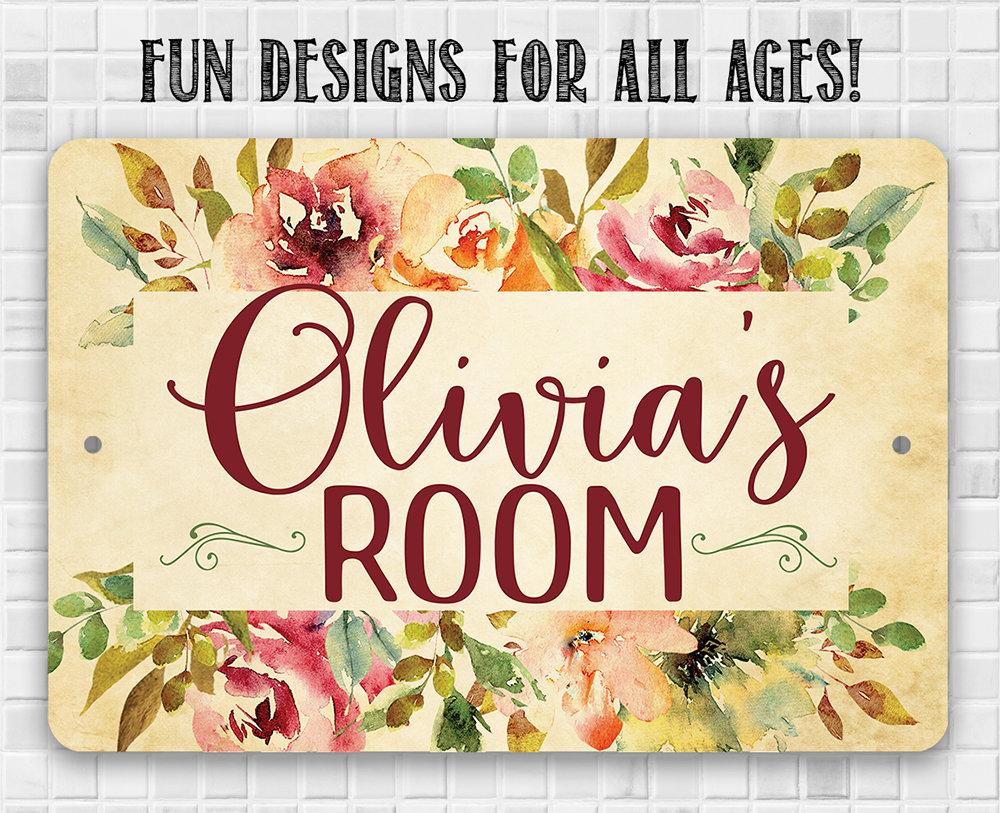 Personalized - My Room - Metal Sign